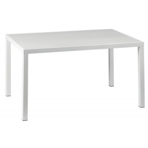 Παραλ/μο Τραπέζι Αλουμινίου Με Λευκό Pollywood 175 x 94 x 72(H)cm