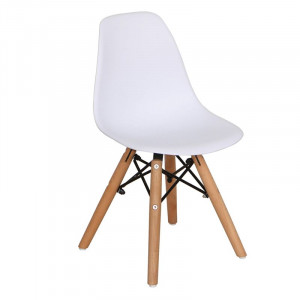 ART Wood Kid Καρέκλα Ξύλο - PP Άσπρο (ΣΕΤ 4 τεμ)