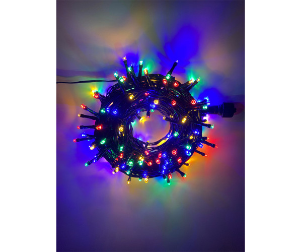 Χριστουγεννιάτικα φωτάκια led 100L πολύχρωμα (multicolour) με 8 προγράμματα λειτουργίας