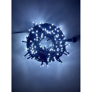 Χριστουγεννιάτικα φωτάκια led 100L σε ψυχρό λευκό χρώμα με 8 προγράμματα λειτουργίας