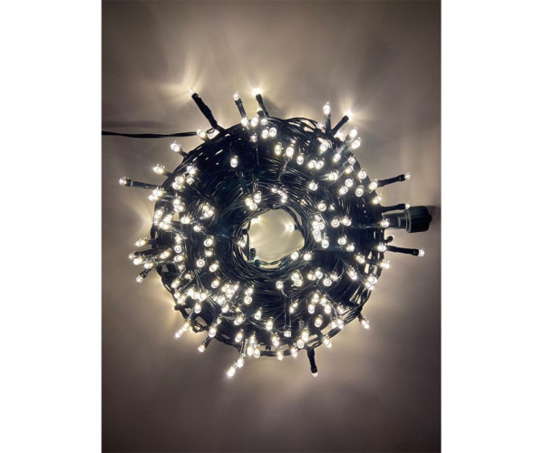 Χριστουγεννιάτικα φωτάκια led 300L σε θερμό λευκό χρώμα με 8 προγράμματα λειτουργίας