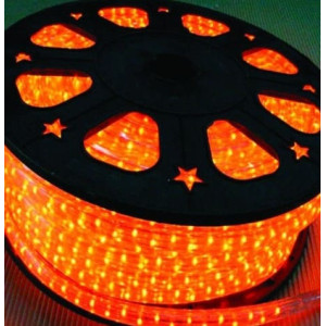 Φωτοσωλήνας led πλακέ πορτοκαλί