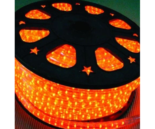 Φωτοσωλήνας led πλακέ πορτοκαλί