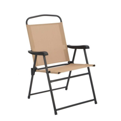 GINA πτυσσόμενη μεταλλική πολυθρόνα με pvc 49x53x87 