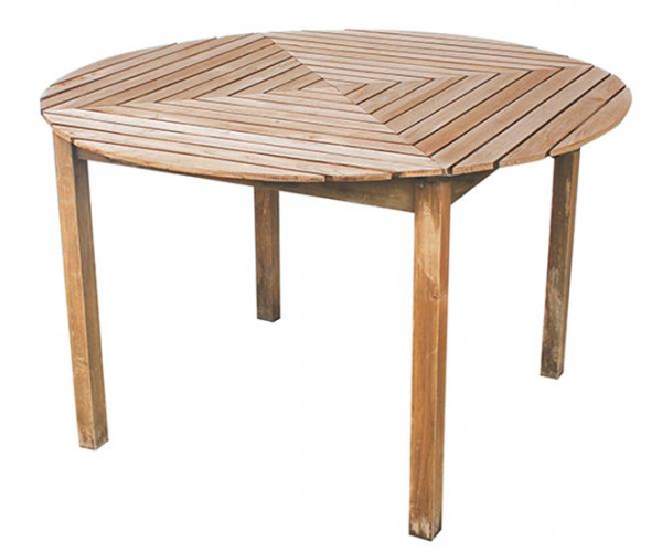 TEAK τραπέζι κήπου ξύλινο, Φ120
