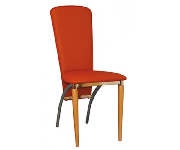 TOSCA καρέκλα χρωμίου με ταπετσαρία δερματίνη ΕΠΙΛΟΓΗΣ, 45x55x95