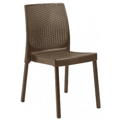 NAPOLI-C καρέκλα κήπου polypropylene ΚΑΦΕ, 44x50x82