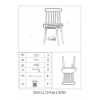 LOOK-PP καρέκλα polypropylene ΜΑΥΡΟ, 43x53x83