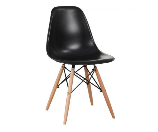 KEAMES-CH-PP-W καρέκλα polypropylene ΜΑΥΡΟ, 45x53x81