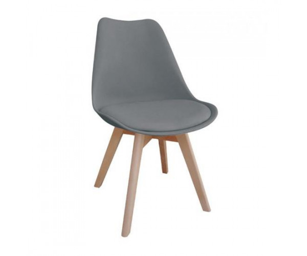 BERG-PP-W καρέκλα polypropylene ΓΚΡΙ, 52x49x82