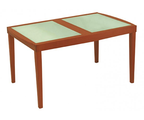 GINERVA-2 τραπέζι ενιαίου χώρου ξύλινo ΧΡΩΜΑ ΕΠΙΛΟΓΗΣ, 86x143(+33+33)xH75