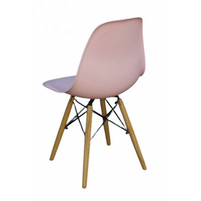 KEAMES-CH-PP-W καρέκλα polypropylene ΡΟΖ, 45x53x81