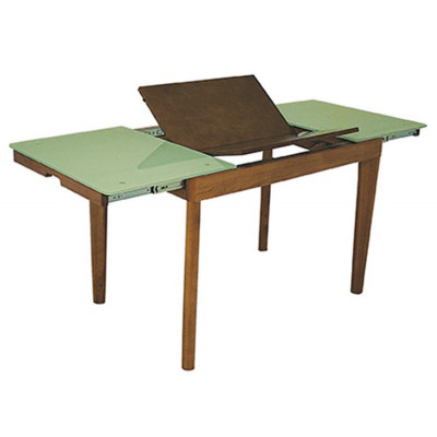 25136-C τραπέζι ενιαίου χώρου ξύλινo ΧΡΩΜΑ ΕΠΙΛΟΓΗΣ, 70x107(+64)xH75