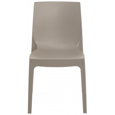 ROME καρέκλα polypropylene ματ JUTA (μπέζ), 54x52x81