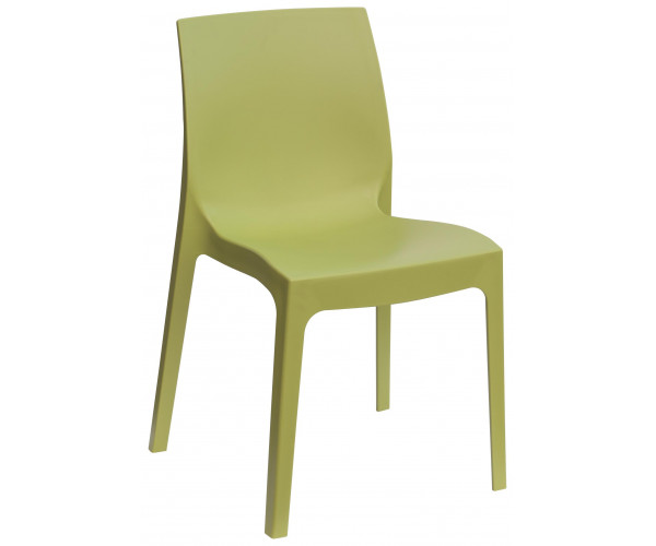 ROME καρέκλα polypropylene ματ ΛΑΧΑΝΙ, 54x52x81