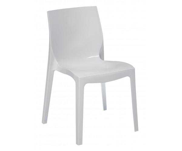 ICE καρέκλα polypropylene higlopp ΛΕΥΚΟ, 50x50x80