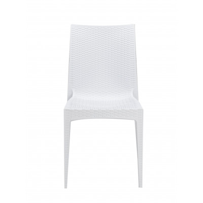 BISTROT-C καρέκλα κήπου polypropylene ΛΕΥΚΟ, 49x54xΗ89