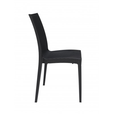 BISTROT-C καρέκλα κήπου polypropylene ΑΝΘΡΑΚΙ, 49x54xΗ89