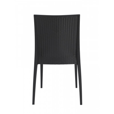 BISTROT-C καρέκλα κήπου polypropylene ΑΝΘΡΑΚΙ, 49x54xΗ89