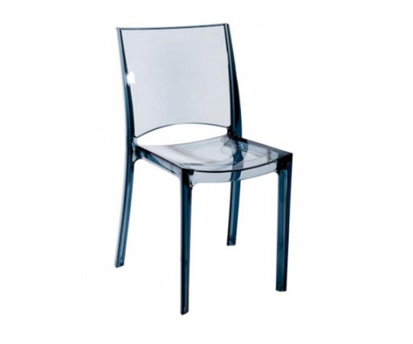 B-SIDE καρέκλα polycarbonate διαφ. ΑΝΘΡΑΚΙ, 48x50x82