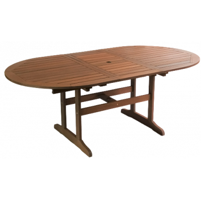 DYNAMIC τραπέζι κήπου ξύλινο εμποτισμού ΚΕΡΑΣΙ, 109x157(+45)