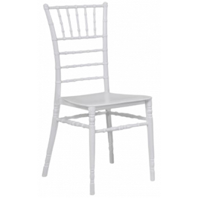 TIFFANY καρέκλα polypropylene ΛΕΥΚΗ, 40x43x92