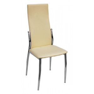 FRINI καρέκλα μεταλλική χρωμίου με ταπετσαρία ΧΡΩΜΑ ΕΠΙΛΟΓΗΣ, 40x58x102