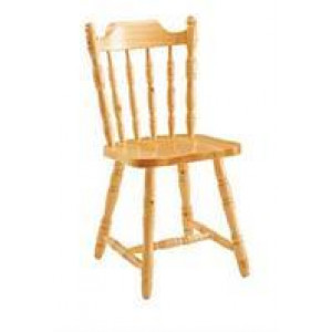 COLONIALE καρέκλα με σκελετός ξύλινο ΦΥΣΙΚΟ, 42x45x85