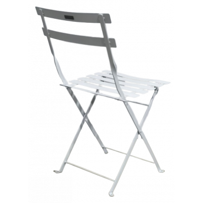 TRADITIONAL-C-LAMAKI καρέκλα κήπου μεταλλική ΛΕΥΚΗ, 42x49xH82