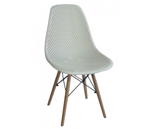 KEAMES-HOLES καρέκλα polypropylene ΛΕΥΚΟ, 45x53xH81