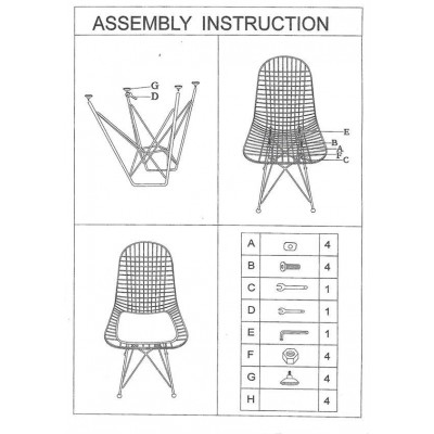 DESIRE καρέκλα μεταλλική ΧΡΩΜΙΟΥ κάθισμα ΔΕΡΜΑΤΙΝΗ ΛΕΥΚΗ, 50x45x86