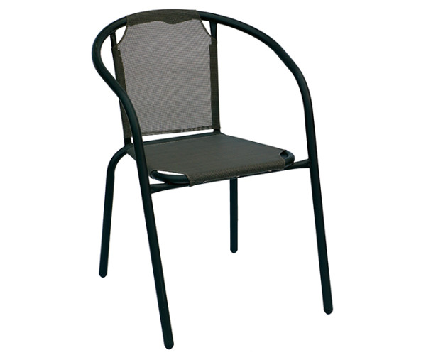 MAD πολυθρόνα κήπου μεταλλική ΓΚΡΙ pvc ΓΚΡΙ, 54x57x74 MAD πολυθρόνα κήπου μεταλλική ΓΚΡΙ pvc ΓΚΡΙ, 54x57x74