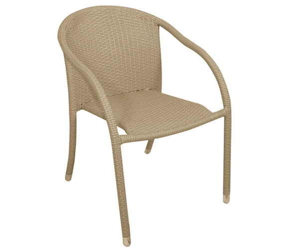 MCR-105 πολυθρόνα κήπου αλουμινίου wicker ΕΚΡΟΥ, 56x55x81 MCR-105 πολυθρόνα κήπου αλουμινίου wicker ΕΚΡΟΥ, 56x55x81