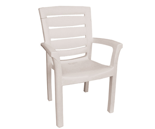 AMAZON MAXI πολυθρόνα κήπου πλαστική ΛΕΥΚΗ, 59x64xΗ90 AMAZON MAXI πολυθρόνα κήπου πλαστική ΛΕΥΚΗ, 59x64xΗ90