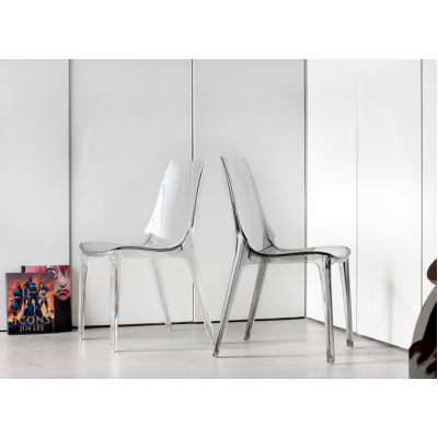 VANITY-A πολυθρόνα polycarbonate ΔΙΑΦΑΝΗ, 57x55x88