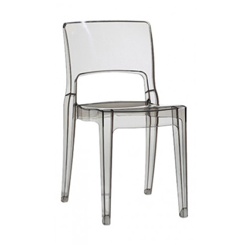 ISY καρέκλα polycarbonate ΓΚΡΙ ΔΙΑΦΑΝΗ, 45x52x81 ISY καρέκλα polycarbonate ΓΚΡΙ ΔΙΑΦΑΝΗ, 45x52x81