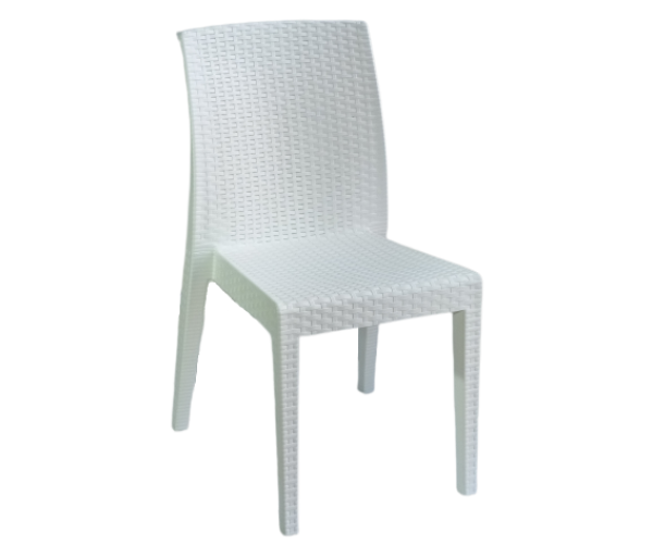 SIENA-C καρέκλα κήπου polypropylene ΛΕΥΚΗ, 41x53x86 SIENA-C καρέκλα κήπου polypropylene ΛΕΥΚΗ, 41x53x86