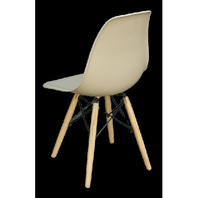 KEAMES-CH-PP-W καρέκλα polypropylene ΜΟΚΑ, 45x53x81