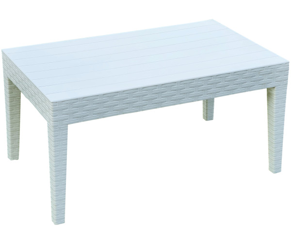 ALASKA-T-XL τραπεζάκι κήπου polypropylene ΛΕΥΚΟ, 90x55xH45 ALASKA-T-XL τραπεζάκι κήπου polypropylene ΛΕΥΚΟ, 90x55xH45