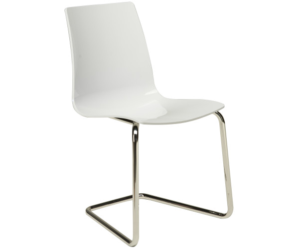 LOLLIPOP LEGS καρέκλα polycarbonate gloss ΛΕΥΚΟ, 46x46x87 LOLLIPOP LEGS καρέκλα polycarbonate gloss ΛΕΥΚΟ, 46x46x87