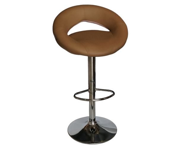 TWIST σκαμπό ρυθμιζόμενo δερματίνη ΜΟΚΑ / 52x48xH77-96 TWIST σκαμπό ρυθμιζόμενo δερματίνη ΜΟΚΑ / 52x48xH77-96