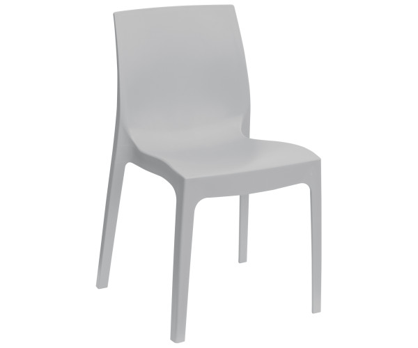 ROME καρέκλα polypropylene ματ GREY PEARL (γκρι αν), 54x52x81 ROME καρέκλα polypropylene ματ GREY PEARL (γκρι αν), 54x52x81