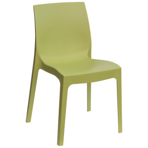 ROME καρέκλα polypropylene ματ ΛΑΧΑΝΙ, 54x52x81