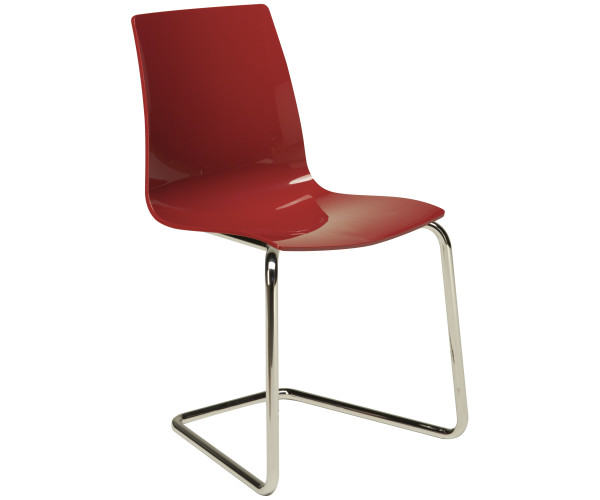 LOLLIPOP LEGS καρέκλα polycarbonate gloss ΜΠΟΡΝΤΩ, 46x46x87 LOLLIPOP LEGS καρέκλα polycarbonate gloss ΜΠΟΡΝΤΩ, 46x46x87