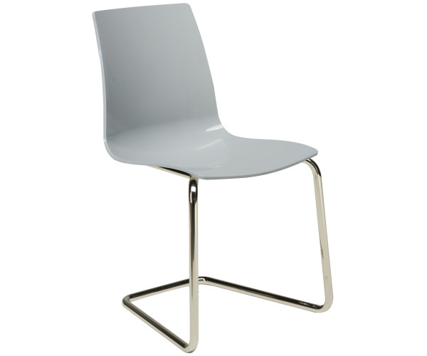 LOLLIPOP LEGS καρέκλα polycarbonate gloss ΓΚΡΙ, 46x46x87h LOLLIPOP LEGS καρέκλα polycarbonate gloss ΓΚΡΙ, 46x46x87h