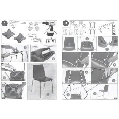 LOLLIPOP LEGS καρέκλα polycarbonate ΔΙΑΦ. ΚΟΚΚΙΝΟ, 46x46x87h