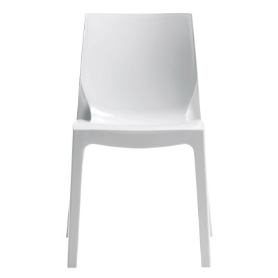 ICE καρέκλα polypropylene higlopp ΛΕΥΚΟ, 50x50x80