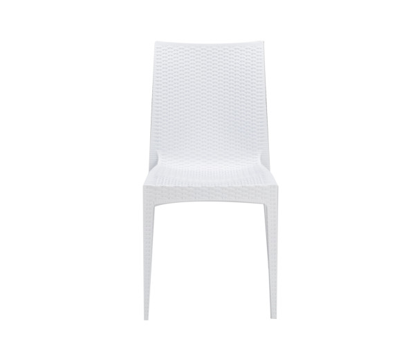BISTROT-C καρέκλα κήπου polypropylene ΛΕΥΚΟ, 49x54xΗ89 BISTROT-C καρέκλα κήπου polypropylene ΛΕΥΚΟ, 49x54xΗ89