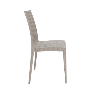 BISTROT-C καρέκλα κήπου polypropylene ΜΠΕΖ ΑΝΟΙΚΤΟ, 49x54xΗ89