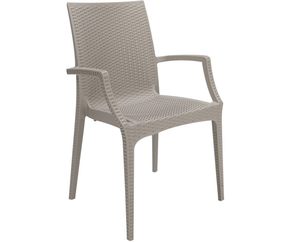 BISTROT-A πολυθρόνα κήπου polypropylene ΜΠΕΖ ΑΝΟΙΚΤΟ, 57x54xΗ89 BISTROT-A πολυθρόνα κήπου polypropylene ΜΠΕΖ ΑΝΟΙΚΤΟ, 57x54xΗ89